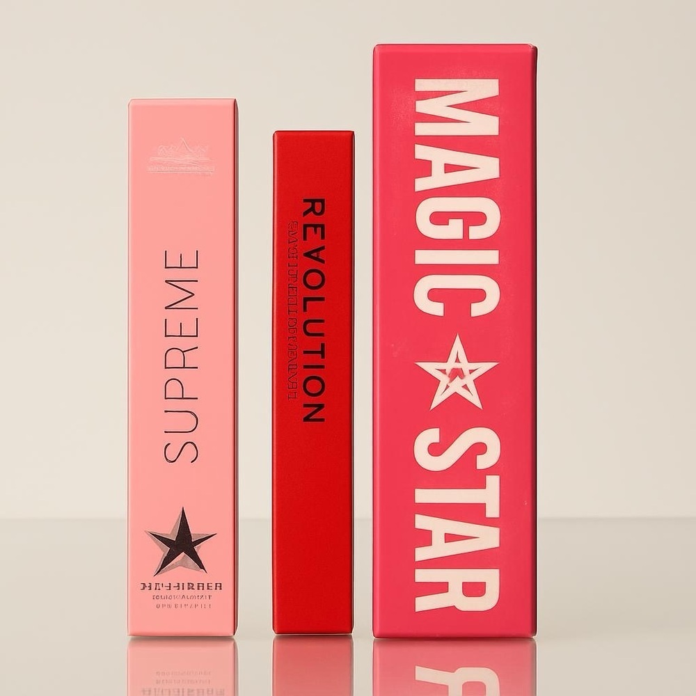 Jeffree Star Supreme Gloss and Magic Star Set - Pink and Red